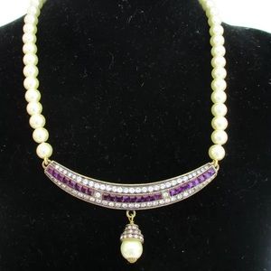 Heidi Daus🆕“Bar None” Swarovski Crystals necklace